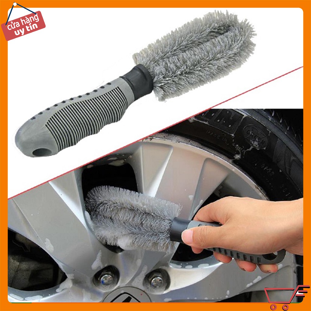 Chổi Cọ Vành Xe Ô Tô Xe Máy, Cọ Lazang, Chổi Cọ Mâm Xe - Phụ Kiện Đồ Chơi Ô Tô Xe Hơi EUNOIA