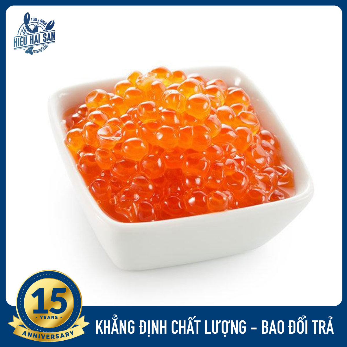 [Giao Nhanh HCM] Trứng Cá Hồi Chuẩn Sashimi Loại Cao Cấp - Có Bảo Hành (Hộp 500Gr)