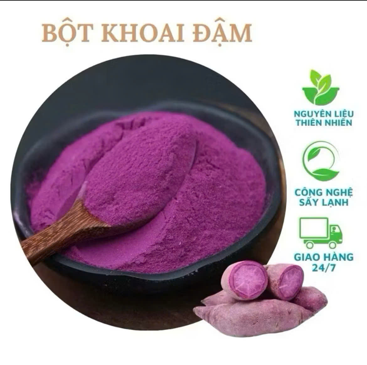 Bột khoai lang tím đậm