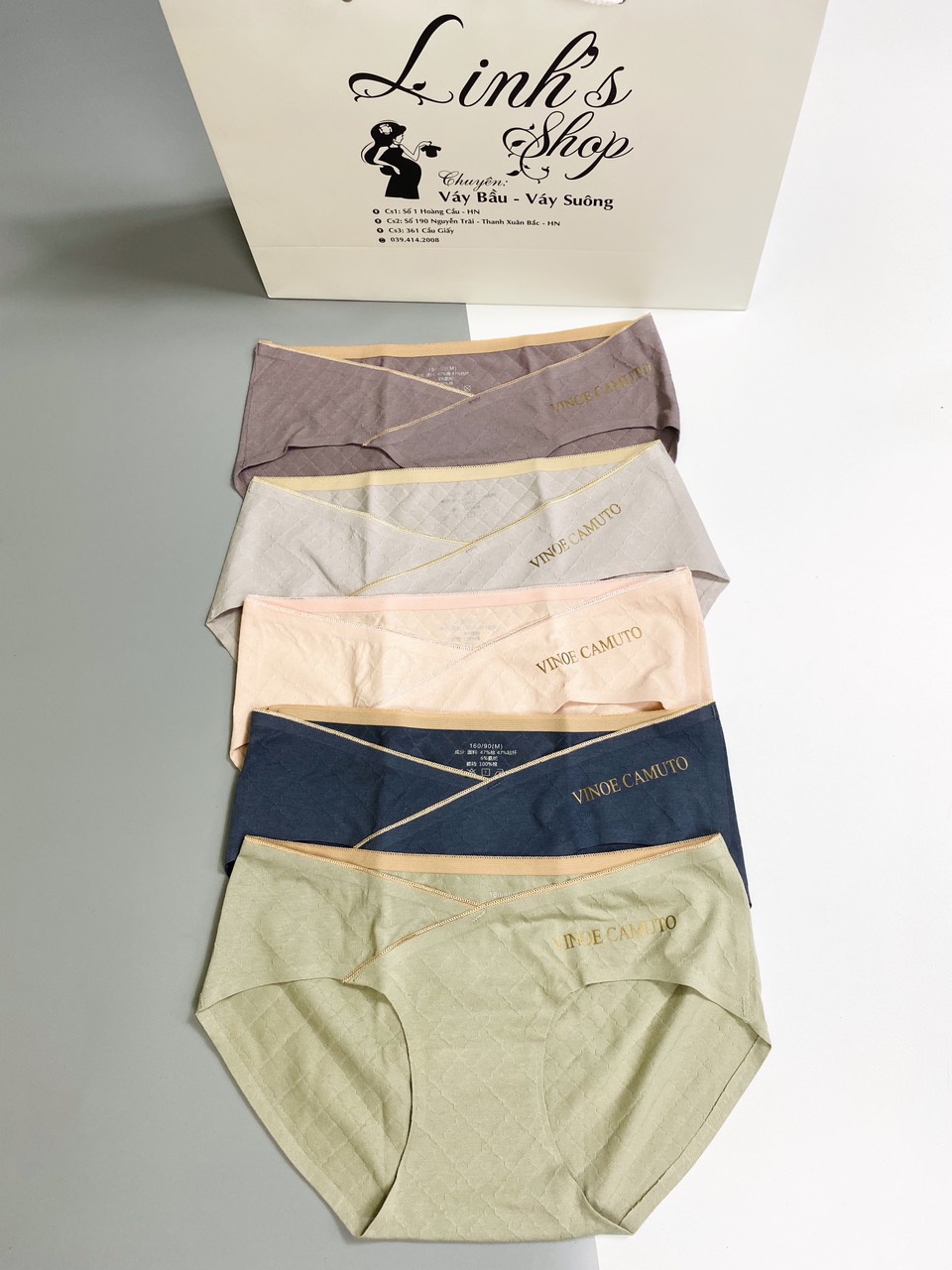 Quần lot bầu cao cấp set 4 quần lot bầu camuto ql04