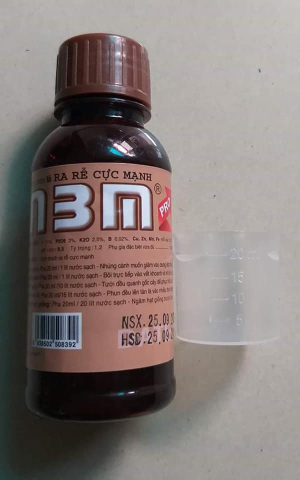 [HCM]Phân bón lá kích rễ N3M dạng nước chai 100gr