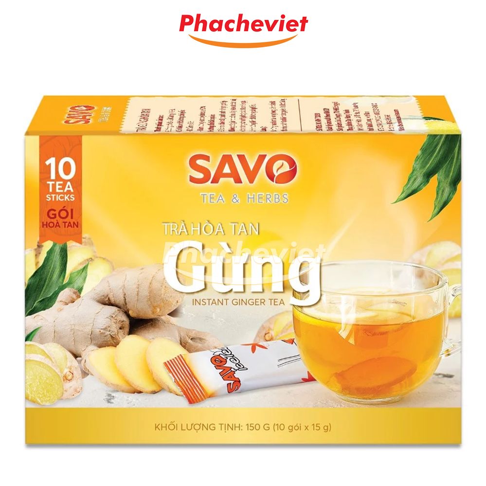 Trà Savo Ice Gừng hòa tan