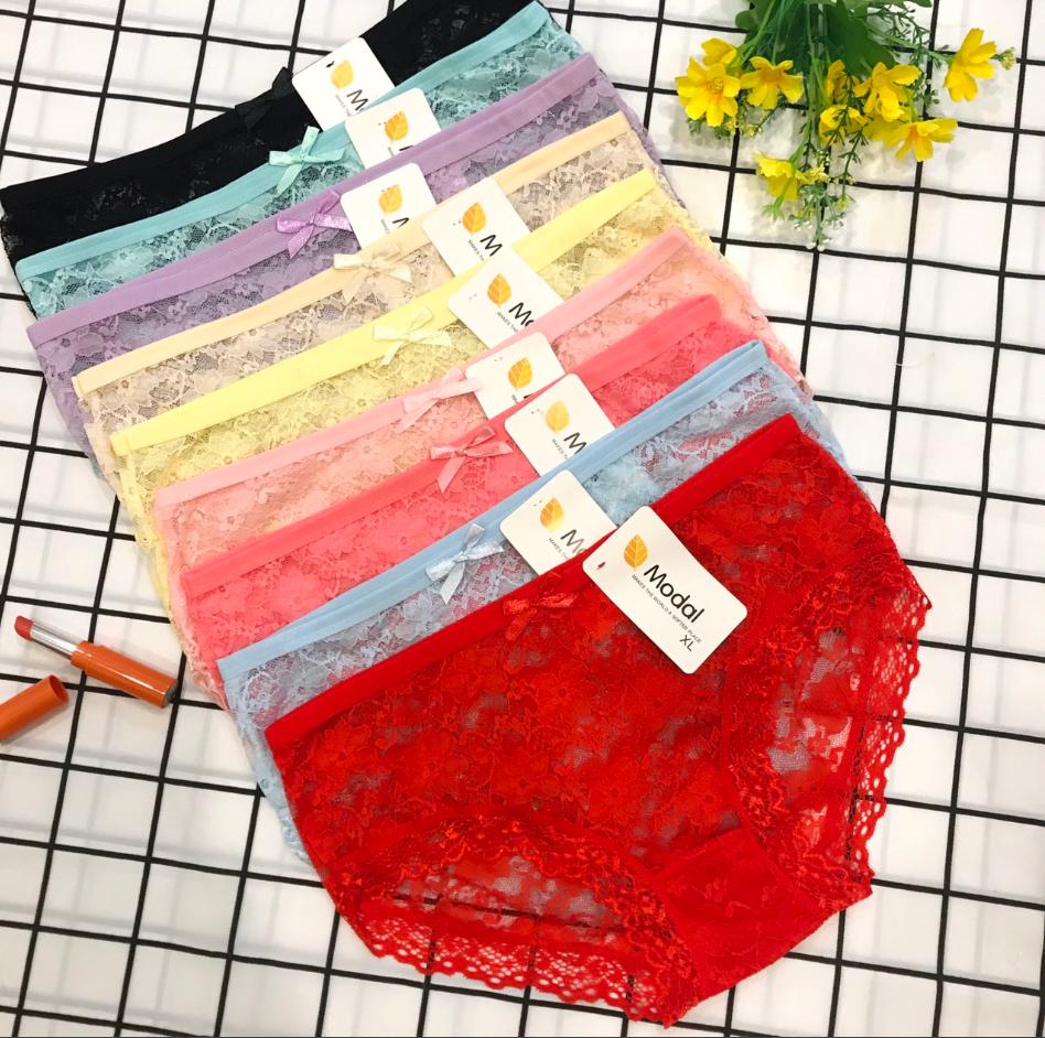 Quần Lót Nữ - Combo 10 Quần Lót Ren Nữ Thoáng Mát, chất ren đẹp, siêu ôm - Quần chip nữ - Quần lót ren - Quần Lót Sexy - Quần Lót Gợi Cảm