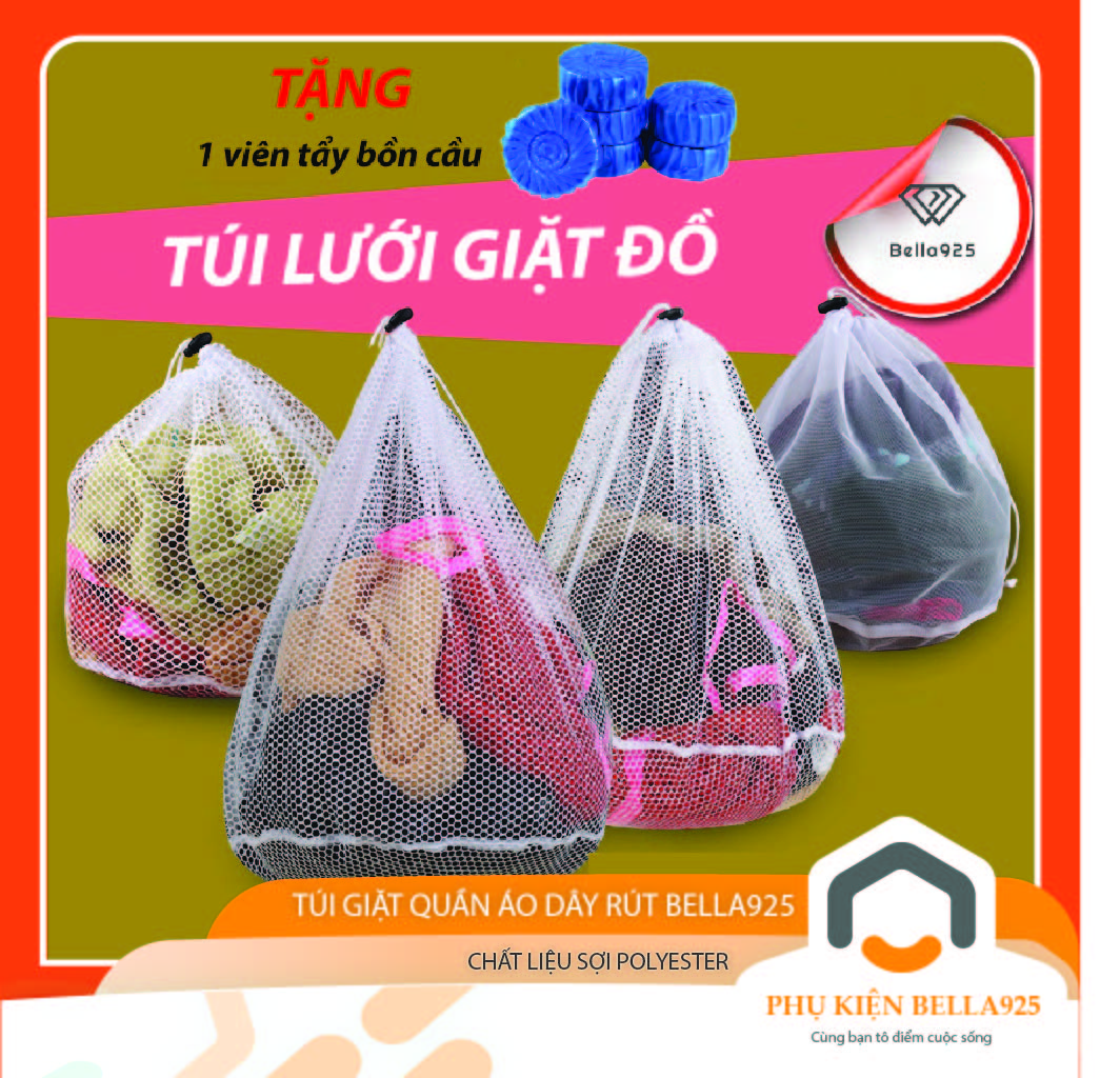 Túi giặt đồ máy giặt Bella925 túi giặt quần áo cho máy giặt thông minh