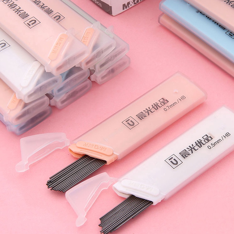 Ruột / ngòi bút chì bấm hb ngòi 0.5mm asl37402 - m&g