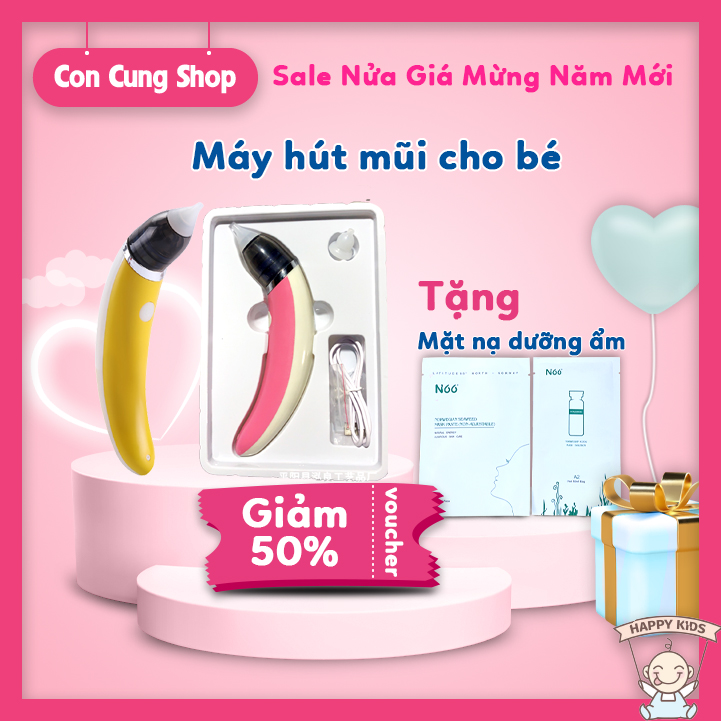 Máy hút mũi cho bé hình dễ thương, máy hút mũi điện tử LITTLE BEES nhiều màu