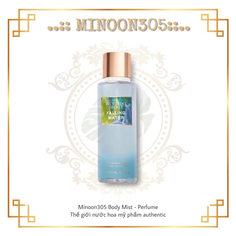 Xịt toàn thân body mist 𝗩𝗜𝗖𝗧𝗢𝗥𝗜𝗔'𝗦 𝗦𝗘𝗖𝗥𝗘𝗧- falling water 30ml/50ml/100ml/250ml