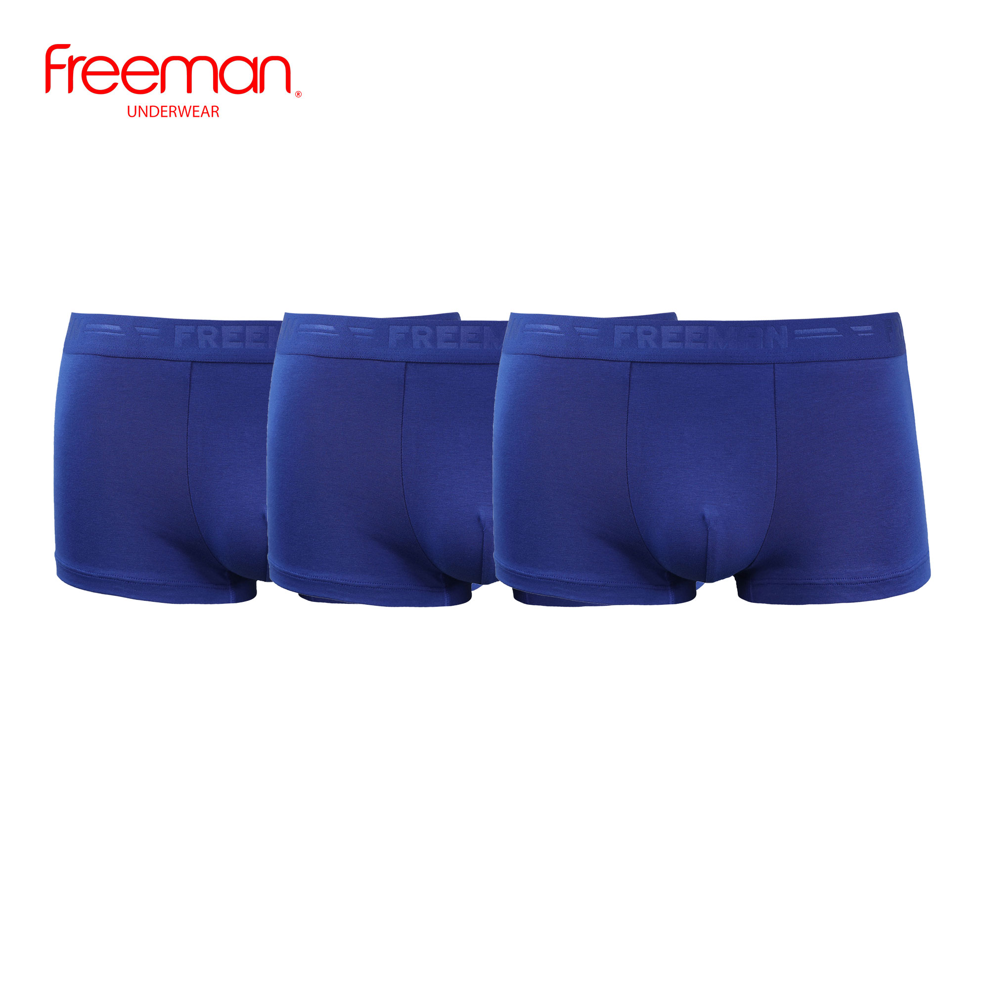 Combo 3 quần boxer nam freeman cao cấp - chất liệu cotton 6522
