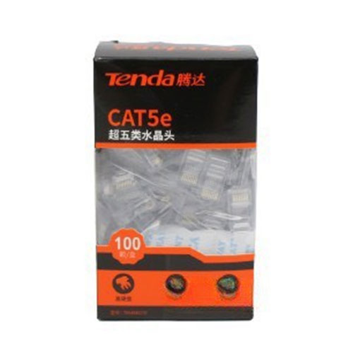 100 hạt đầu bấm mạng utp rj45 cat5e tenda teh5e010