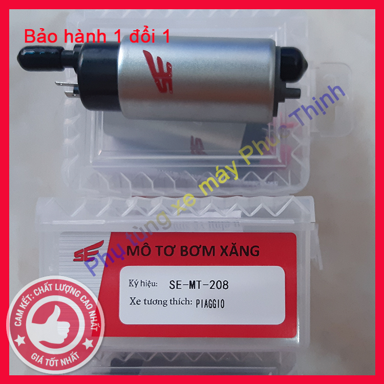 Mô tơ bơm xăng xe máy Piaggio, bảo hành 6 tháng