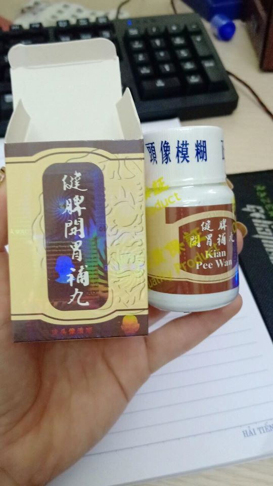 Tăng cân Kian.Pee.Wan - Kiện tỳ khai vị - Tăng cân Malaysia ( Hộp 30 viên)