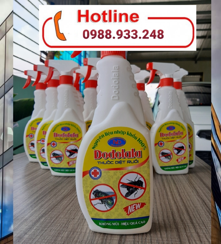 Thuốc xịt Ruồi dạng xịt tiện dụng Dodolala 520 Chai to hơn- Tiết Kiệm hơn