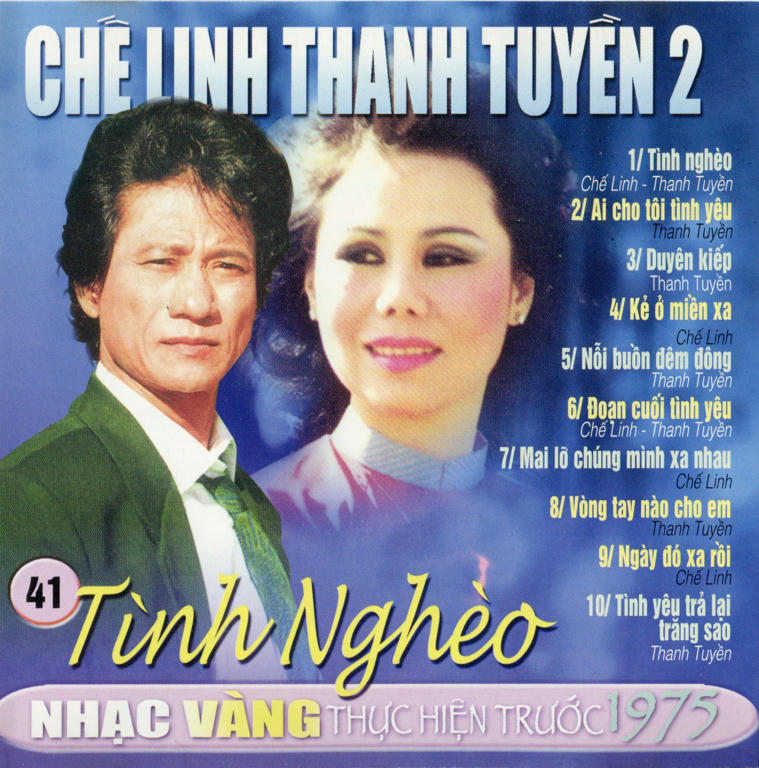 Đĩa cd nhạc vàng chế linh - thanh tuyền - tình nghèo