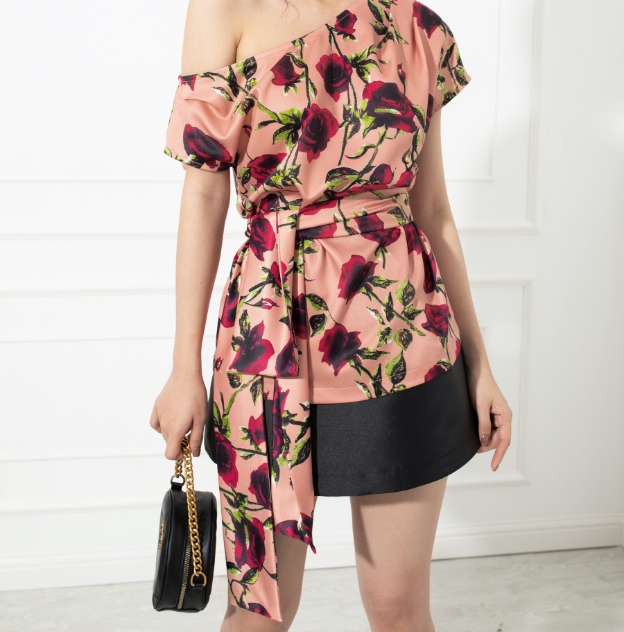 Masara chân váy tafta màu đen