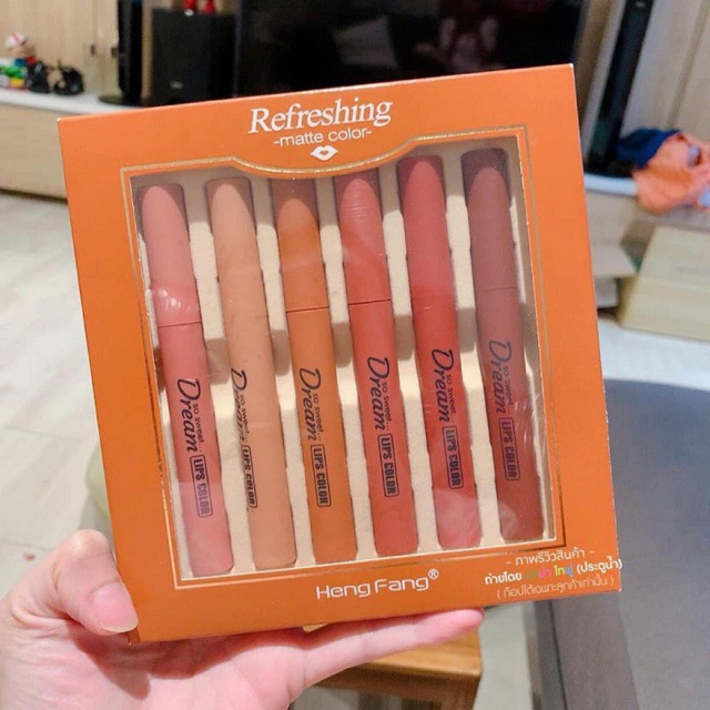 [HCM]Set Son 6 Cây Dream Heng Fang Siêu Mềm Mượt Cực Hot