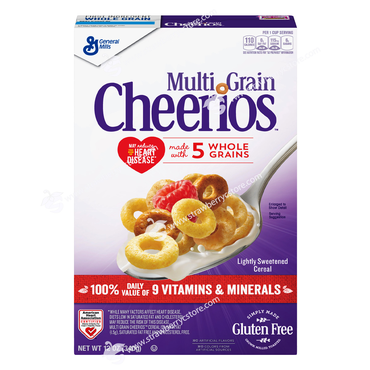 Ngũ Cốc Ăn Sáng General Mills Multi-Grain Cheerios, Hộp 340g (12 Oz.)