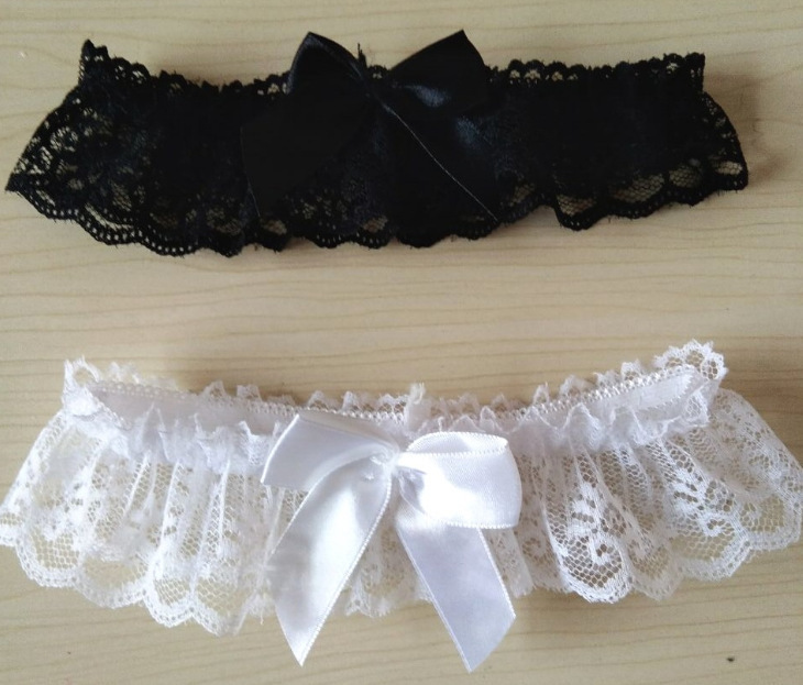 【HOT】 Phụ Kiện Gợi Cảm Nơ Gợi Cảm Vòng Chân Ren Cô Gái Mềm Mại Dễ Thương Vòng Cổ Ren Nơ Mới