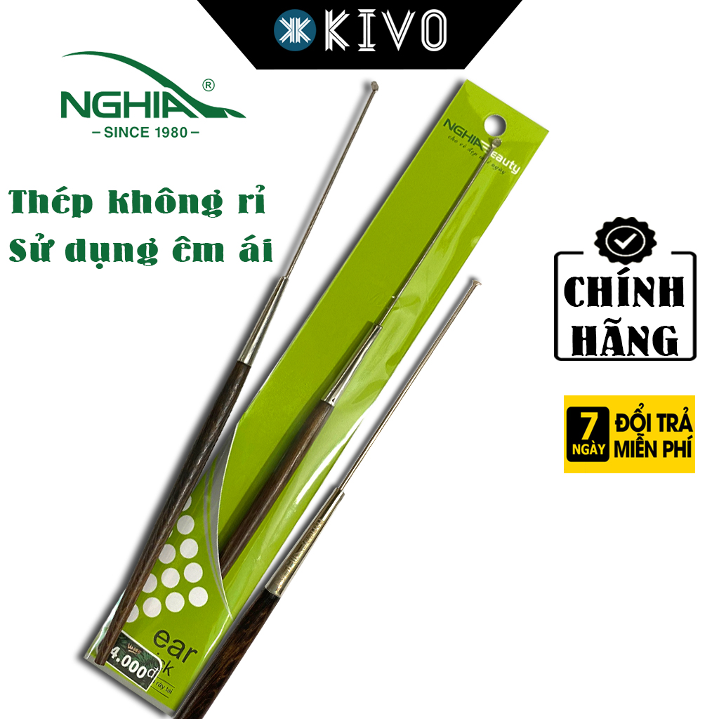 [1CÂY] Cây Lấy Ráy Tai NGHĨA Cho Bé / Người Lớn - Dụng Cụ Ngoáy Tai Móc Lỗ Tai - Lấy Rái Tai - Kivo