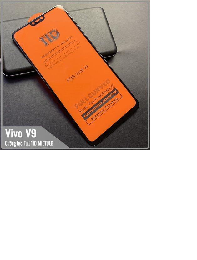 Kính cường lực 9D xịn Full màn hình cao cấp cho điện thoại Vivo V9