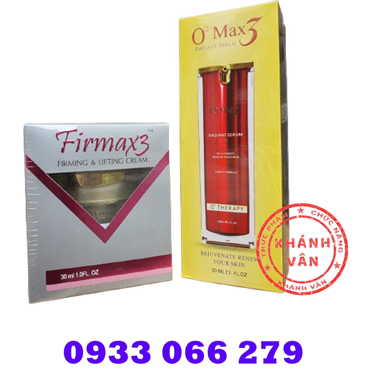 - combo 2 sản phẩm kem frimax3 và serum o2 max3
