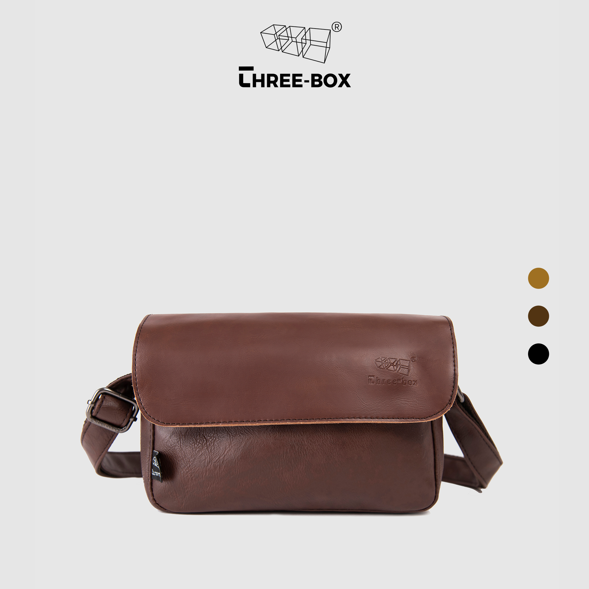 Túi đeo chéo dáng nhỏ Unisex Three-Box chính hãng - MS6323