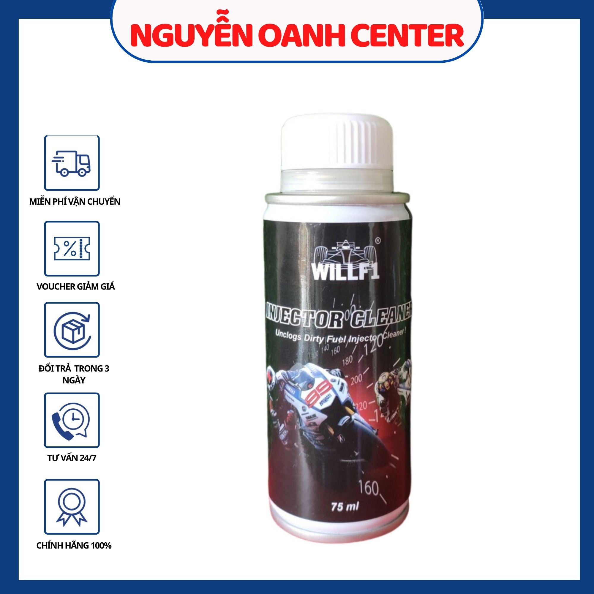 Vệ sinh buồng đốt kim phun WILL F1 injector cleaner/75ml