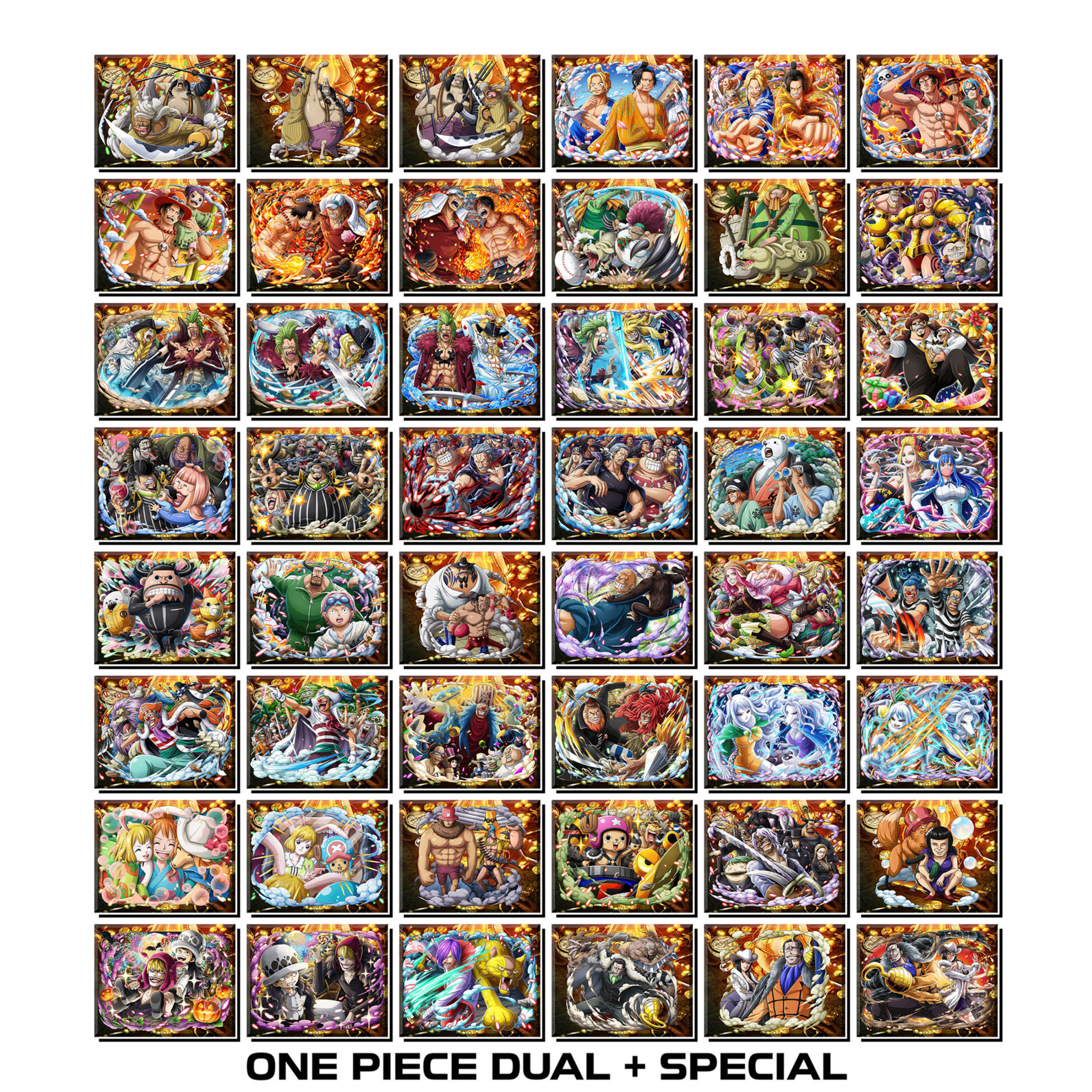 - phần 5 - thẻ bài one piece - dual character & special