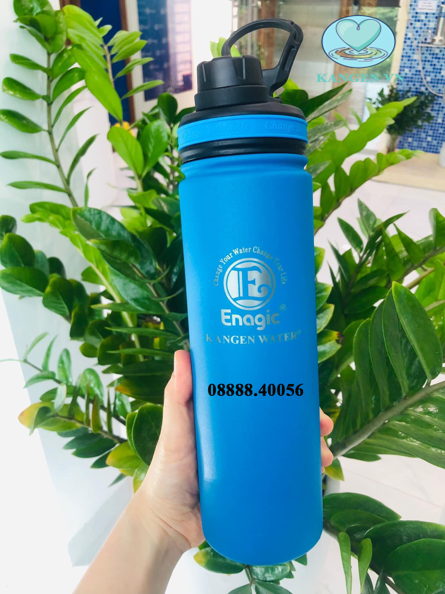 Bình Inox giữ nhiệt đựng nước Kangen 1L