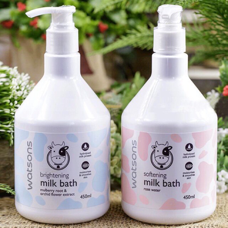 Sữa tắm bò watsons milk bath thailan 450ml
