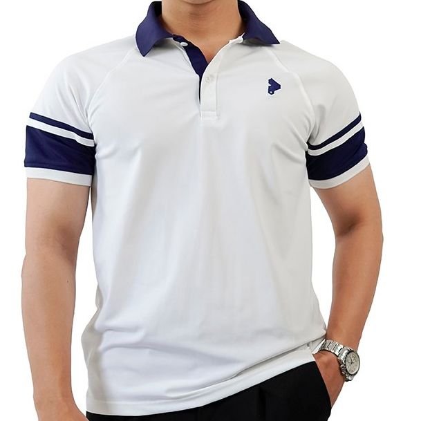 Áo thun polo nam cổ bẻ tay ngắn viền bo tay polo passion p
