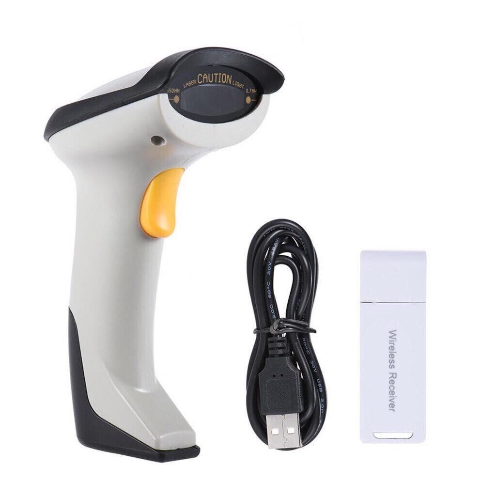 Máy quét mã vạch -Máy scan tốc độ cao- Di động Máy Quét Mã Vạch Không Dây USB Tự Động Cảm Ứng Bằng Tay Kích Hoạt ABS Siêu Thị Kho Thư Viện Tính Ứng Dụng Cao Độ Chính Xác Cao Mã Vạch máy Quét Mã Vạch Laser Tiện Ích