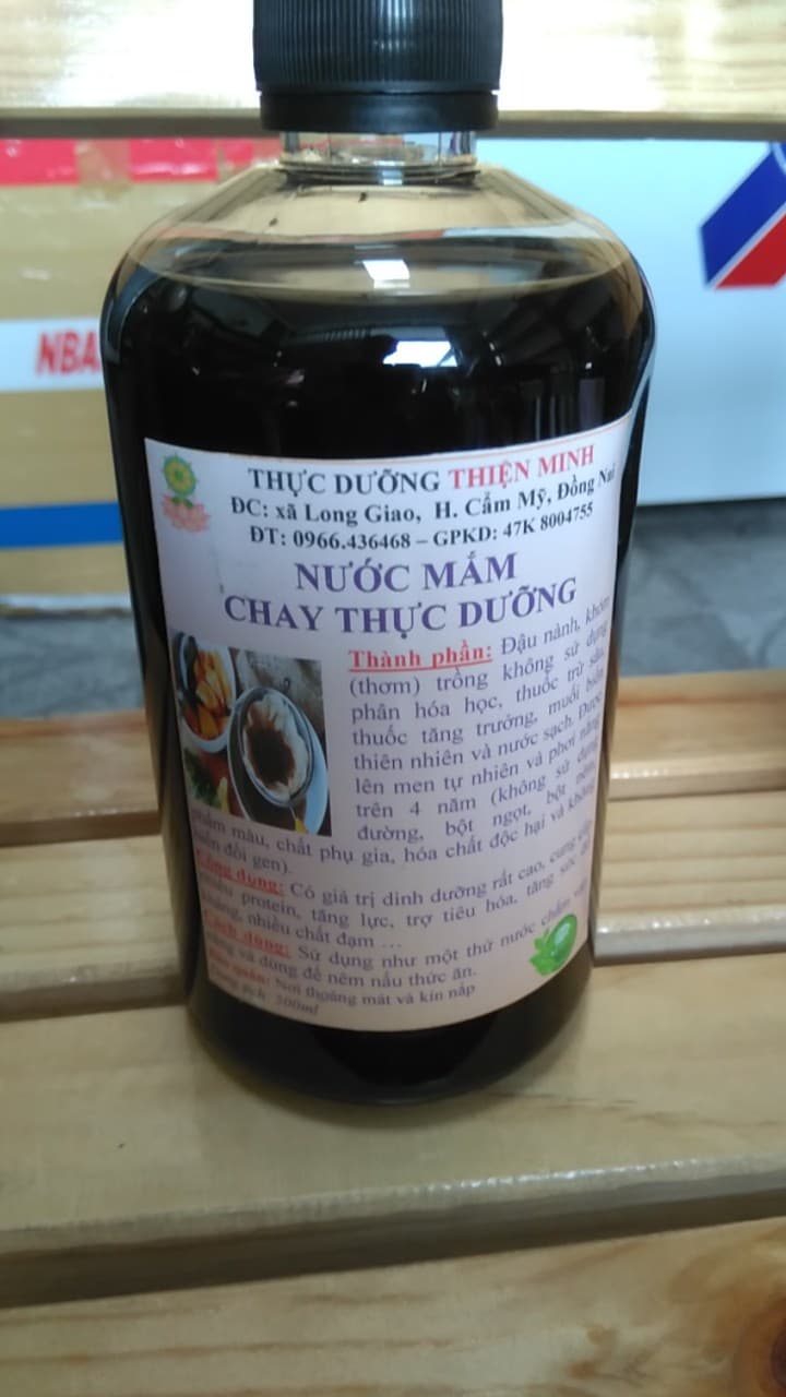 Nước mắm CHAY thực dưỡng 500ml