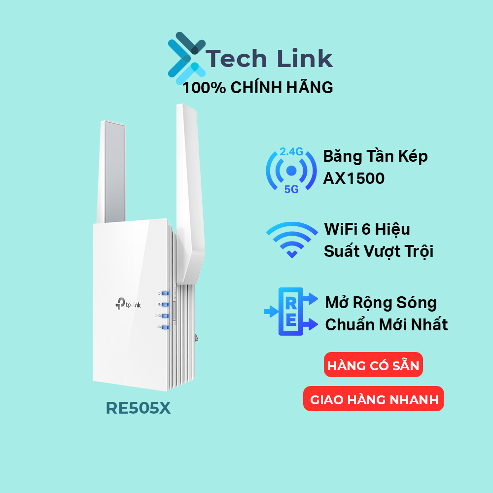 Bộ mở rộng sóng wifi tp-link re505x chuẩn ax1500