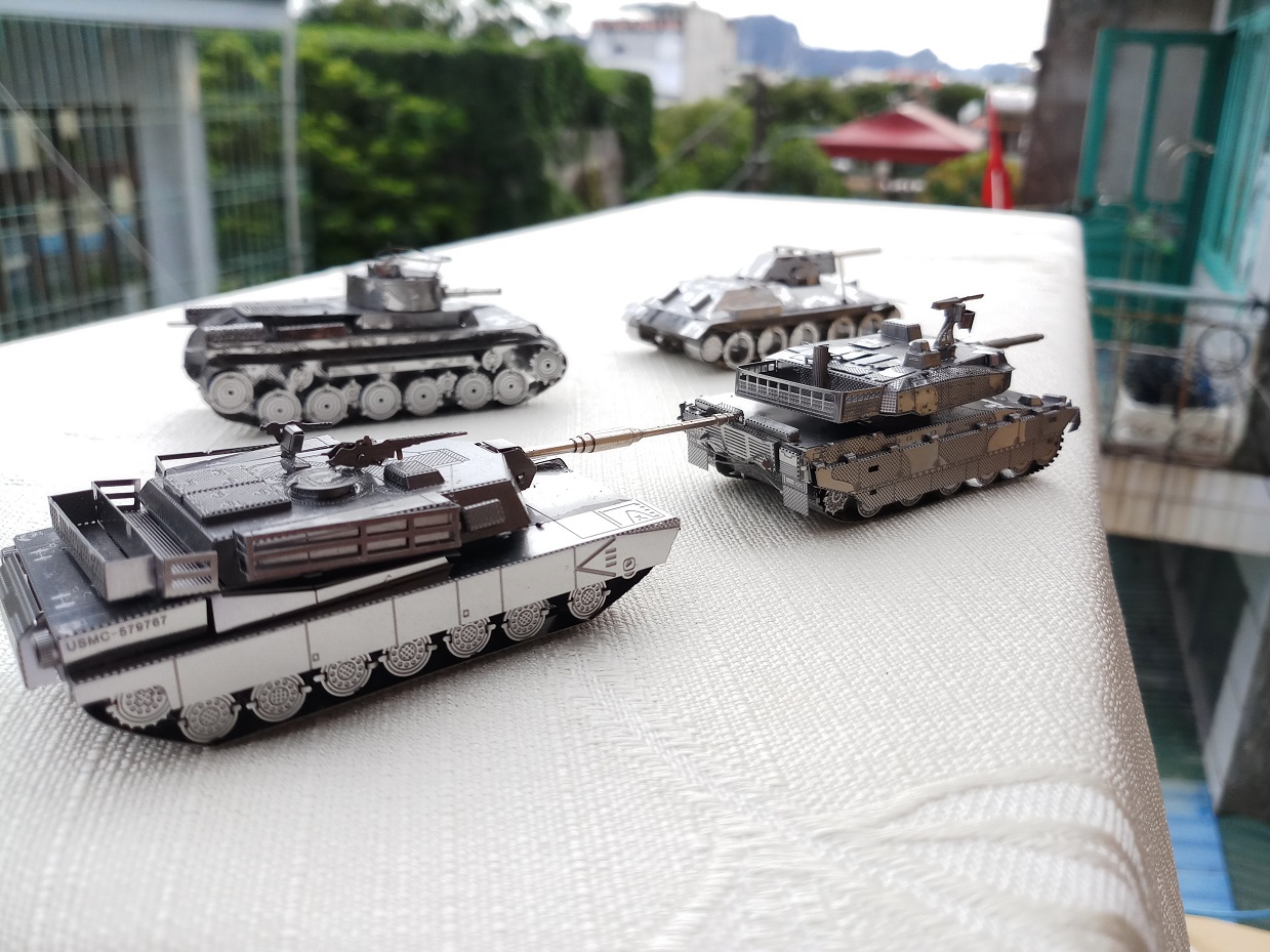 Xe tăng mô hình kim loại 3D