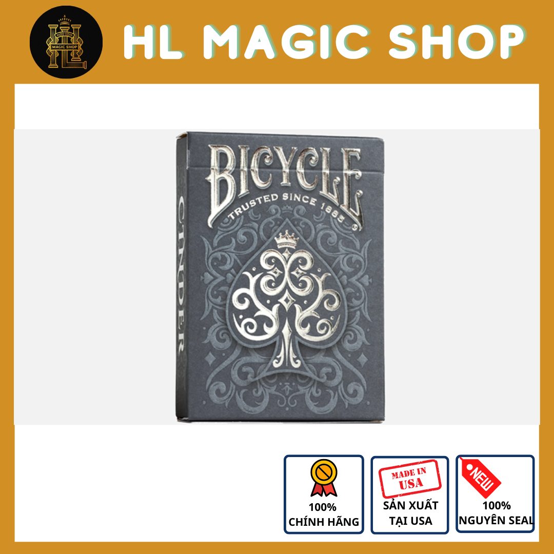Bộ bài tây, bài ảo thuật Bicycle Cinder Playing Cards by US Playing Card- Bài Mỹ - Bài Chính Hãng