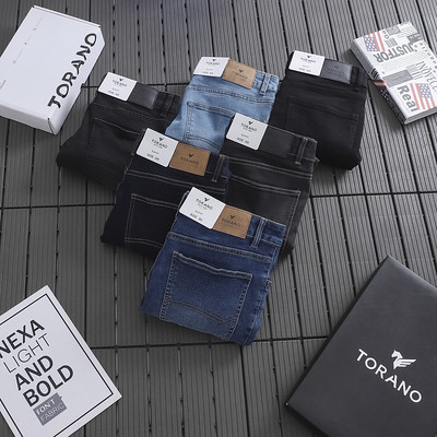 Quần Jeans nam TORANO dáng basic Slim Co Giãn Tốt, Không Bai Xù, Bền Màu
