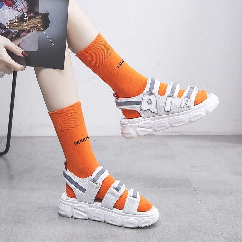 Sandal nữ 3 quai viền phản quang air cực xinh