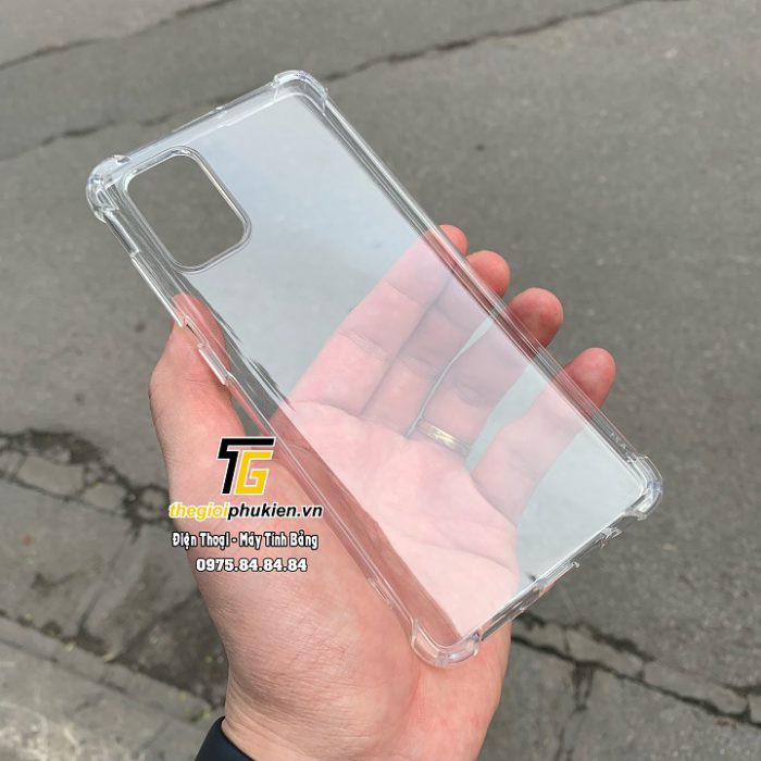 Ốp lưng Samsung Galaxy M51 Silicon dẻo trong suốt chống sốc