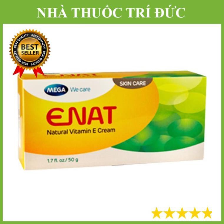 Enat Natural Vitamin E Kem dưỡng ẩm Vitamin E giữ ẩm và làm mờ các nếp nhăn 30gr