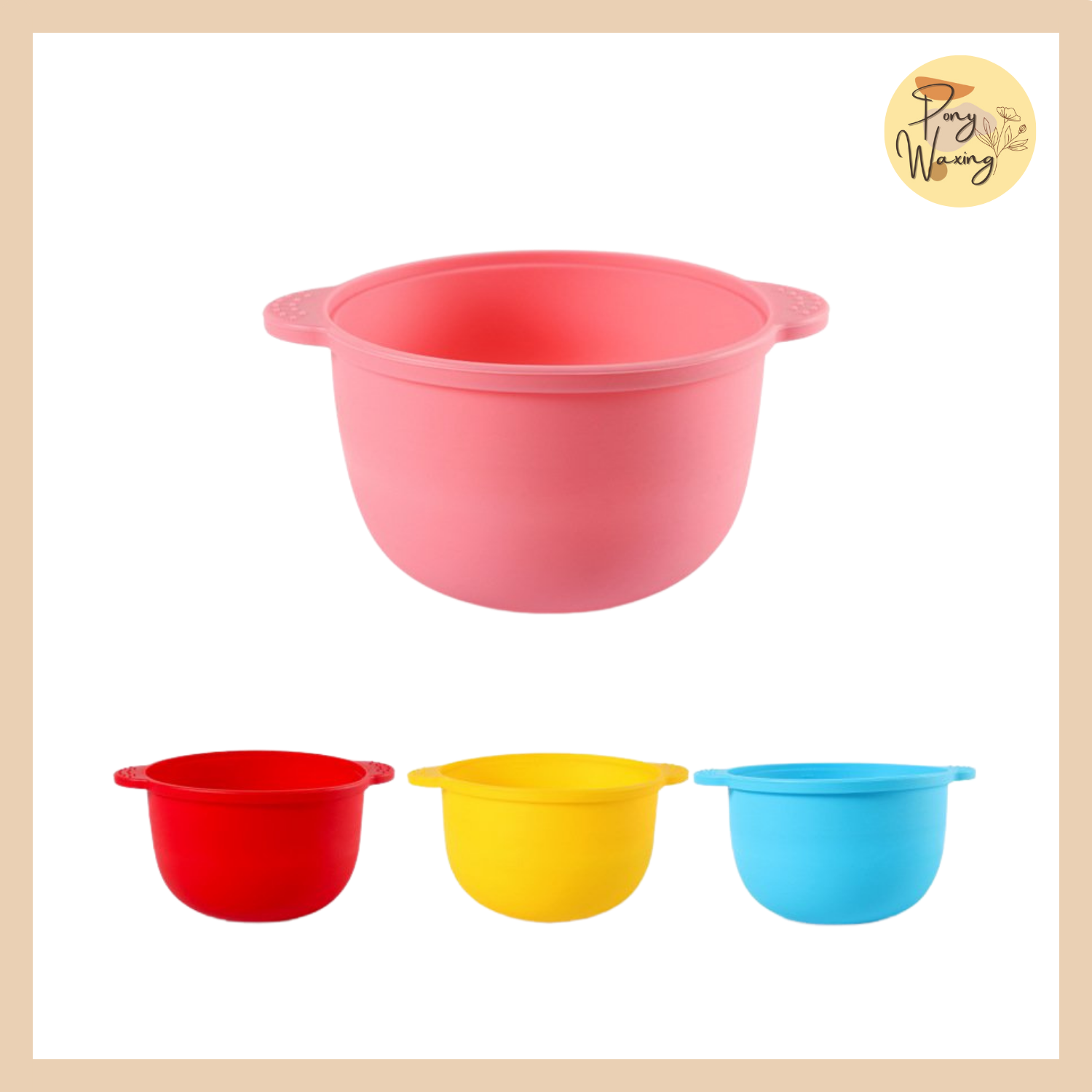 Chén nấu sáp wax lông silicon chống dính