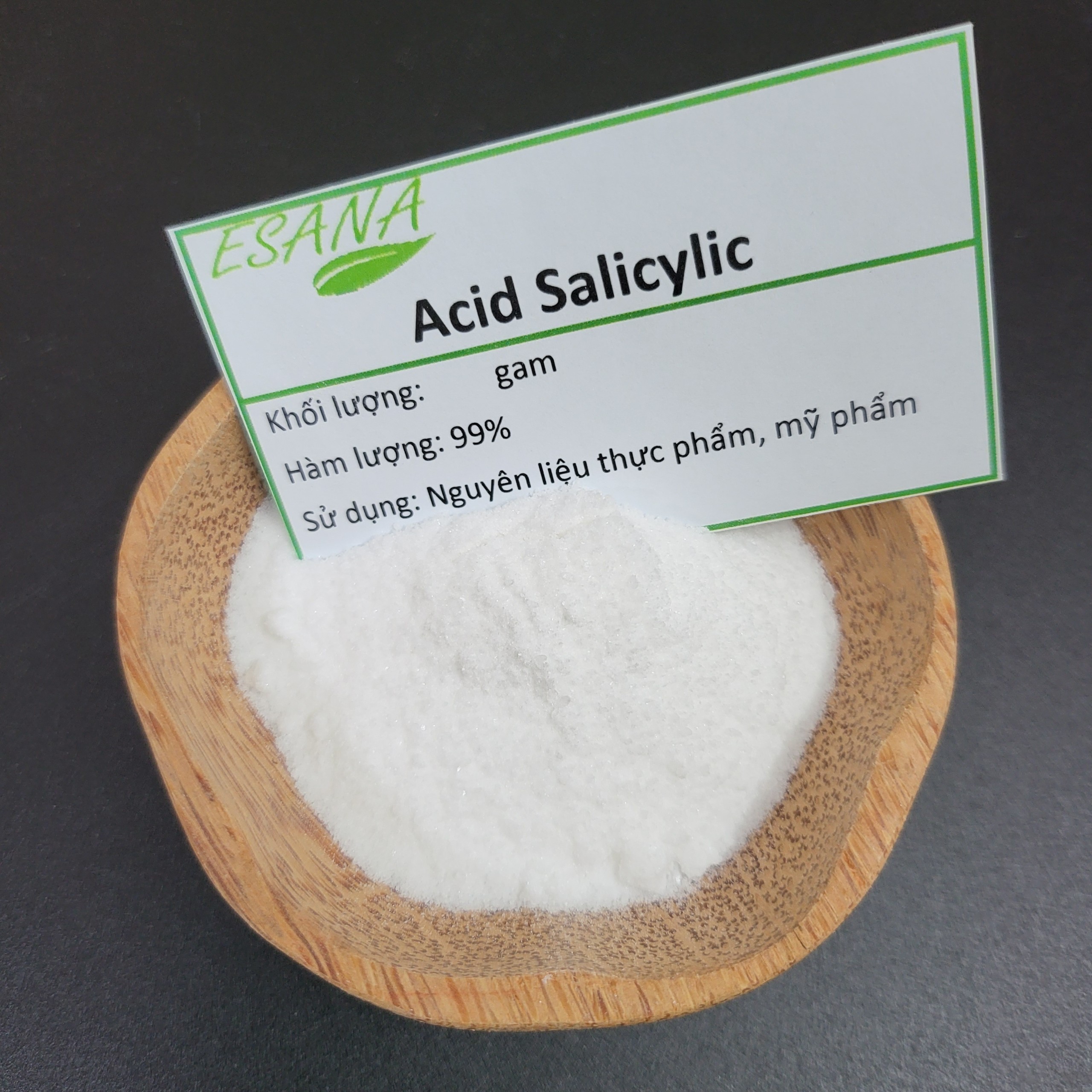 10g-100g Bột Axit salicylic nguyên liệu làm mỹ phẩm