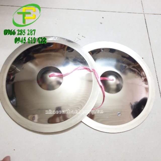 Chũm chọe inox , chập cheng inox đk 32cm