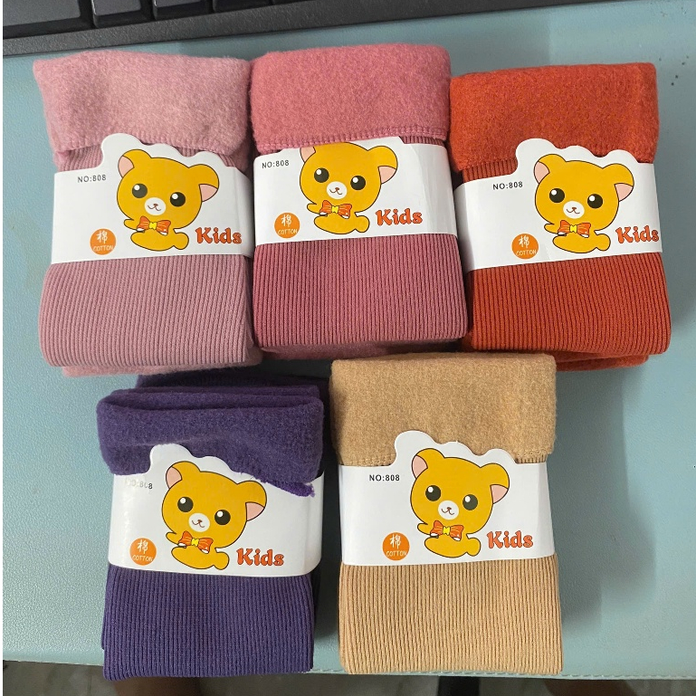 Combo 10 đôi NỈ LÓT LÔNG SIÊU DÀY MỊN cổ cao siêu ấm cho bé yêu từ 2-6 tuổi giữ nhiệt tốt (10 MÀU)