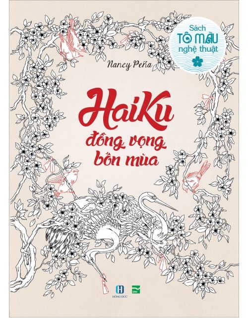 Sách - Haiku Đồng Vọng Dân Gian - Sách tô màu nghệ thuật