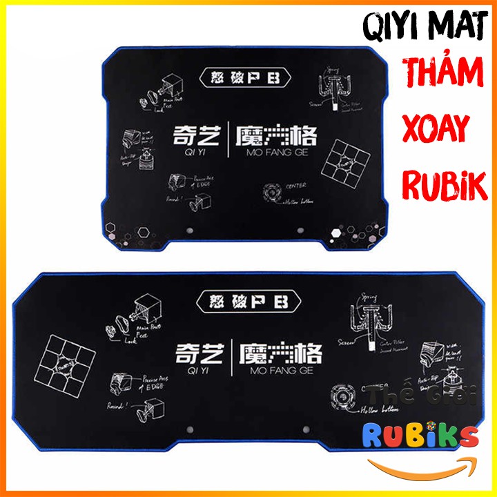 Thảm rubik qiyi mat - thảm lót luyện tập xoay rubik chuyên dụng.