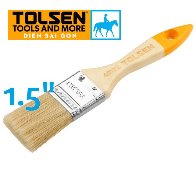 Cọ Sơn Cán Gỗ 1.5inch 38mm Paint Brush TOLSEN WADFOW 40122