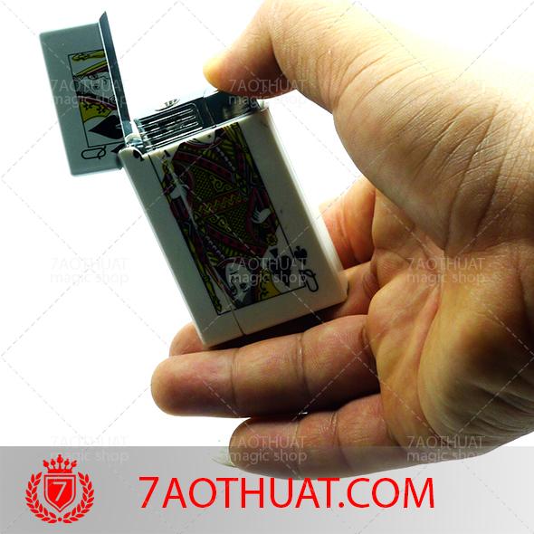 [HCM]Đồ chơi độc lạ: hộp quẹt troll tĩnhđiện hình lá bài