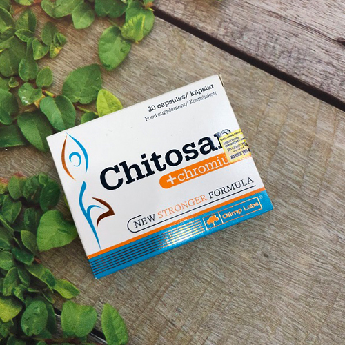 Chitosan + Chromium - Hỗ trợ giảm cân an toàn, giảm nguy cơ béo phì, giảm hấp thu chất béo 30 viên