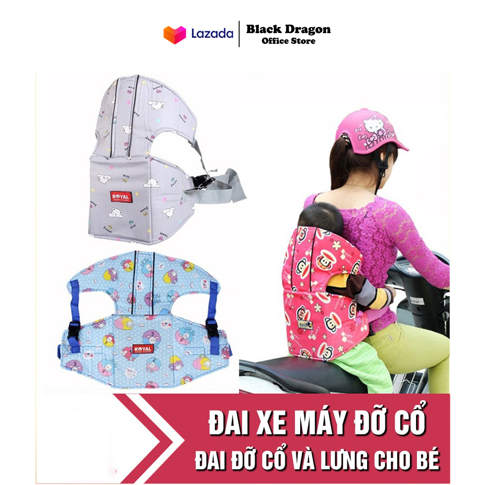Đai đi xe máy Royal có đỡ cổ - Địu - Đai cho bé - Bé đi chơi và ...Đai xe máy cho bé giá tốt - Đai xe máy trẻ em Royal