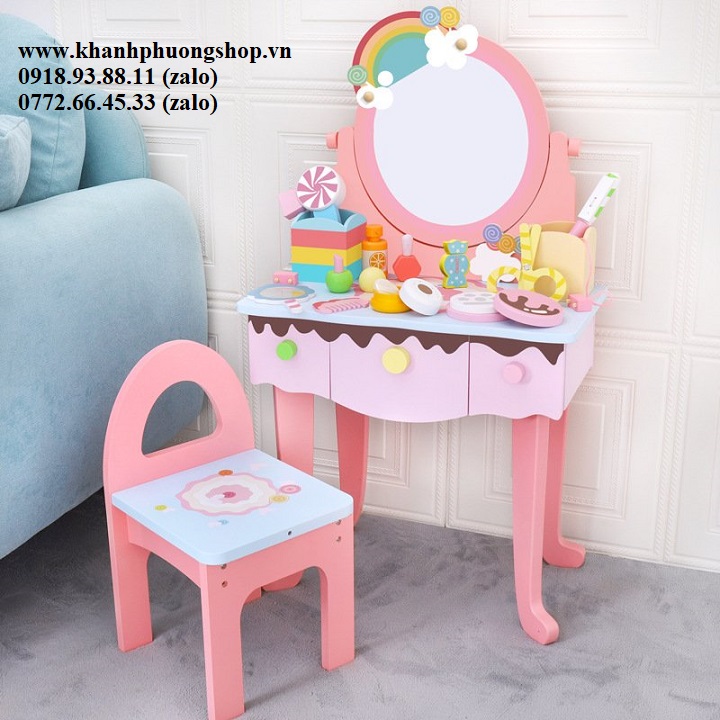 Bộ bàn trang điểm cho bé - bộ bàn trang điểm cho bé